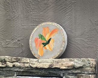 Mosaic patio stone
Stained glass$20