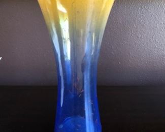 Close up of blown art glass vaseSOLD