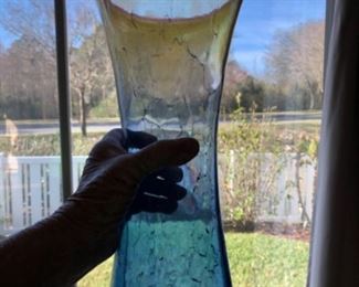 Beautiful blown art glass vase $40
SOLD