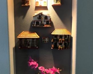 Darling miniature wall houses from Colombia $10 - $75