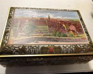 Metal hinged  box from Germany$35