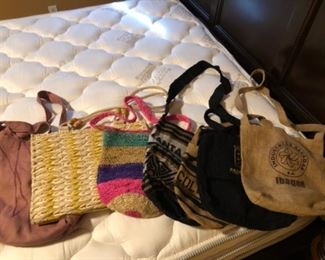 Woven bags from Colombia