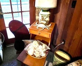 Shells- Lamp - End Table 
