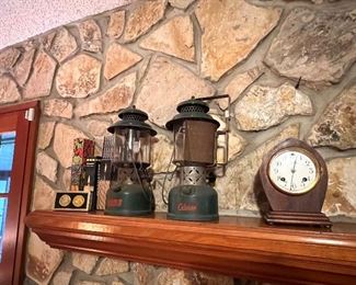 Kerosene Lamps - Clocks….