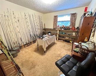 View of Room with Rods & Reels 
