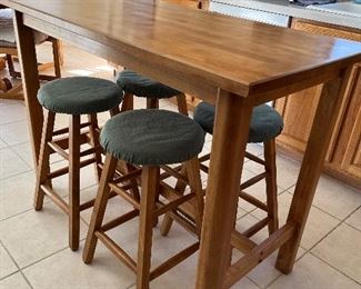 Kitchen table and stools
