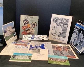 Baltimore Colts Team Memorabilia