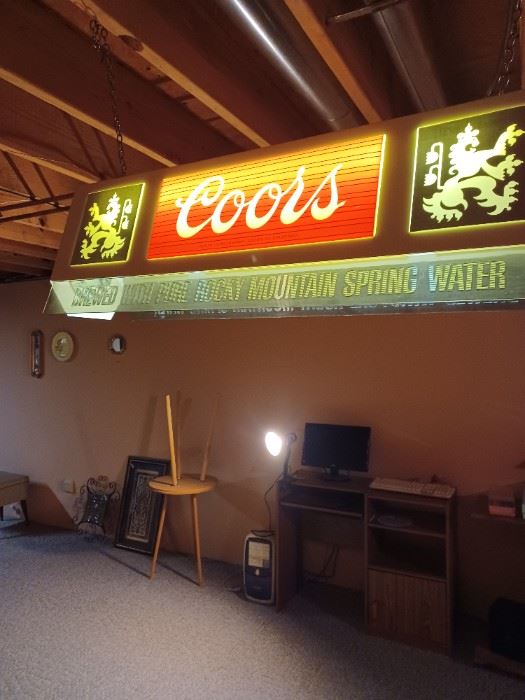 Coors hanging light