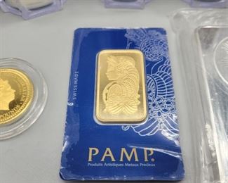 1oz. Pamp Suisse Fine Gold Bar