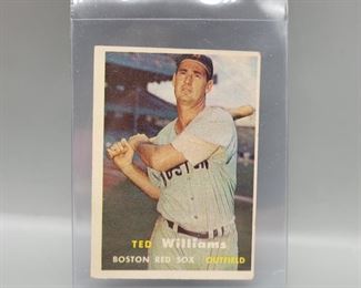 Ted Williams Baseball Card