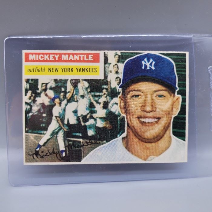 1956 Mickey Mantle Baseball Card