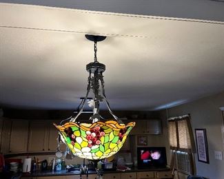 Ceiling lamp stained glass 