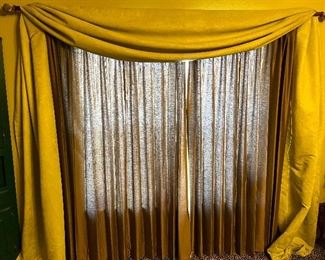 Custom curtains and rods