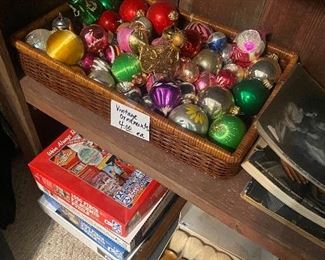 Vintage Christmas ornaments