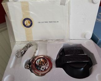 Franklin Mint Dale Earnhart #3 watch with case. New in box