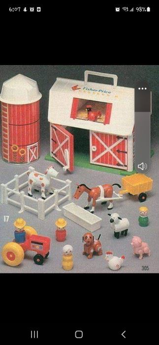 Fisher Price Vintage Barn with all accessories