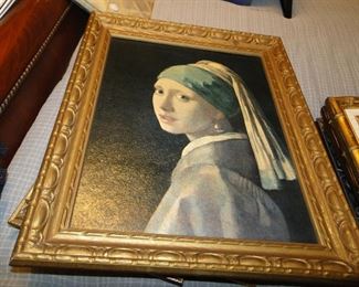 Girl with the Pearl Earring Repro Art $40