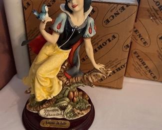 Florence Armani Snow White with Blue Bird with Box and COA