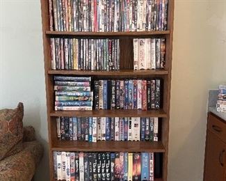 Lots of VHS and DVD's