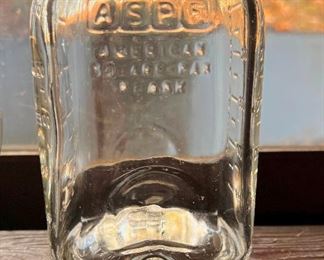 Vintage "ASPF" American Square Pax Flask bottle