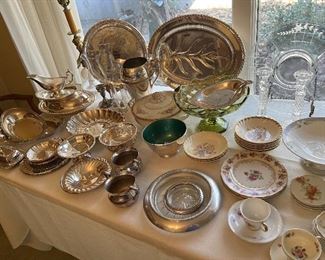 Asst silverplate - some sterling
