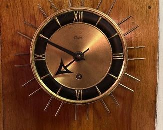 Mid Century wall clock by "Sessions"