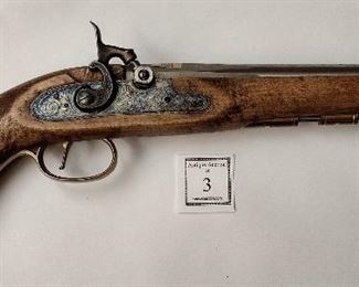 MUZZLE LOADER PISTOL WITH 9" BARREL IN 45 CALIBER. MADE IN SPAIN