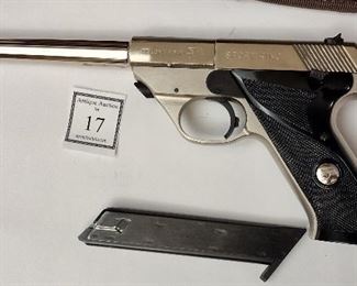 HIGH STANDARD SPORT KING .22 CALIPER WITH 6 3/4" BARREL IN CHROME/STAINLESS FINISH