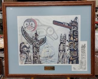 JAMES R. WILLIAMSON LTD ED. PRINT TITLED NORTHWEST SPIRITS 