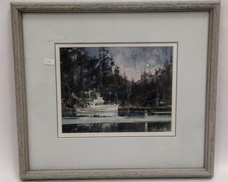 SANDY CLARK (1941 TORONTO) WATERCOLOR