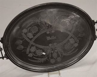 REED & BARTON AESTHETICS MOVEMENT PERIOD BUTLER'S TRAY