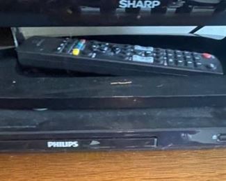 $45 Small Sharp TV with Phillips DVD Player