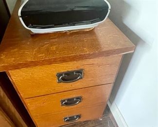 SOLD! Mission Style Small File Cabinet
