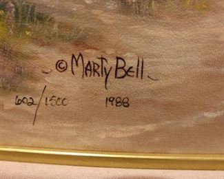 Framed print Marty Bell