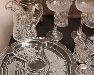 Antique and vintage glass and crystal