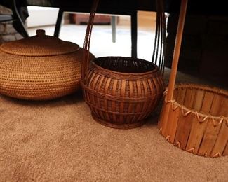 Vintage and antique baskets