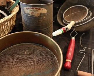 Antique and vintage kitchenware