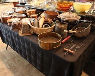 Gourmet kitchenware, antique and vintage kitchenware