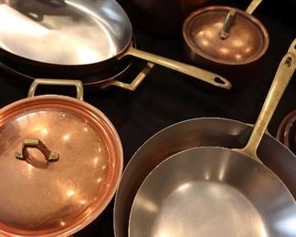 Copper pots and pans