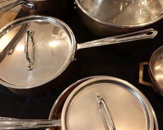 Copper pots and pans