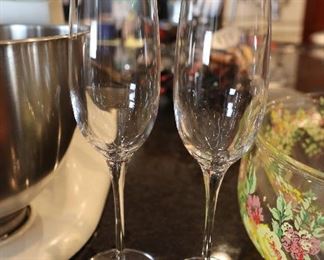 Tiffany champagne flutes