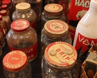 Vintage Ben Hur spices, soaps, tins