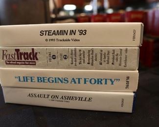 Vintage VHS Train videos