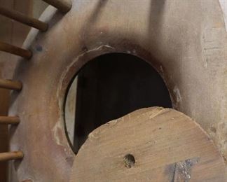 Antique commode chamber pot chair