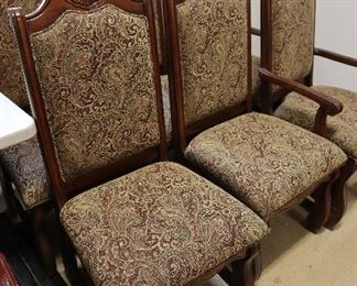 Upholstered dining chairs