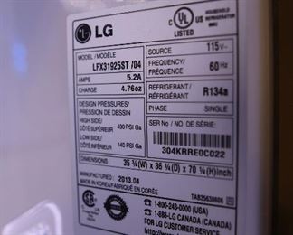 LG French door refrigerator