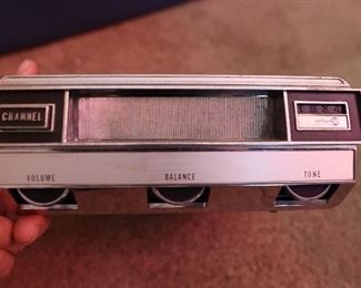 Vintage car stereo