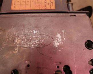 Vintage Ford car stereo