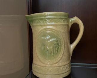 Hull Pottery Grazing Cow Pitcher 