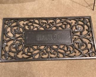 Forged Iron Welcome Mat 